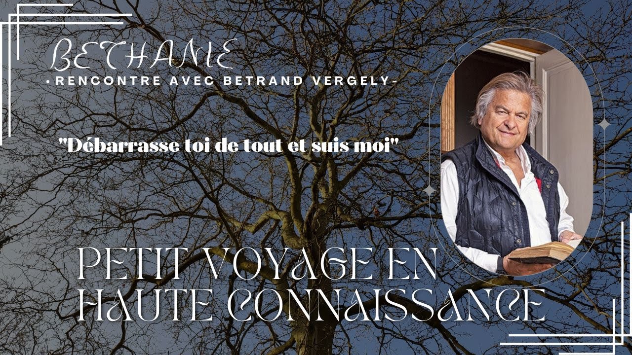 Bertrand Vergely: Débarrasse toi de tout.