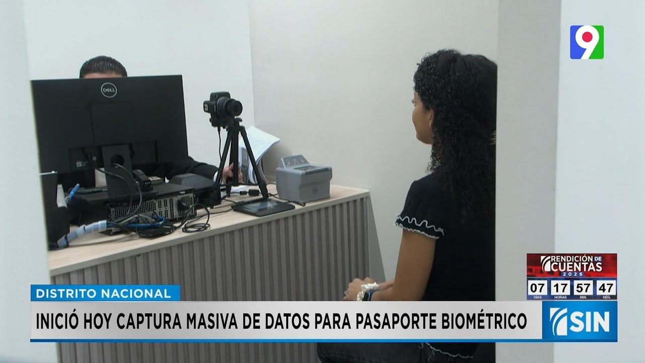 Inicia la emisión del pasaporte biométrico dominicano | Primera Emisión SIN