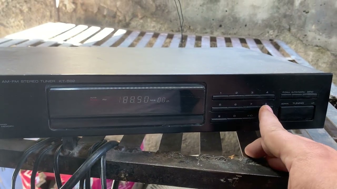 Sintonizador de radio kenwood 