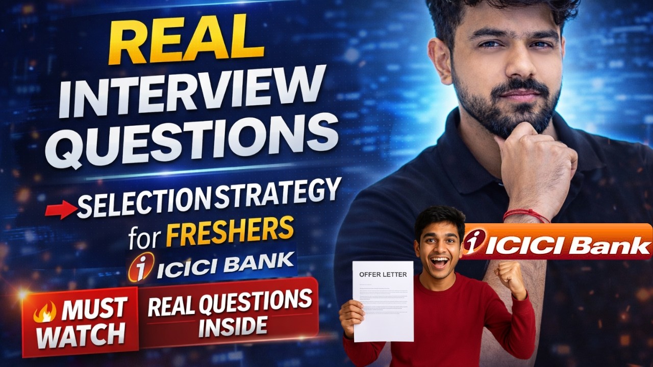 ICICI Aspire Program Real Interview Questions | Selection Strategy for Freshers