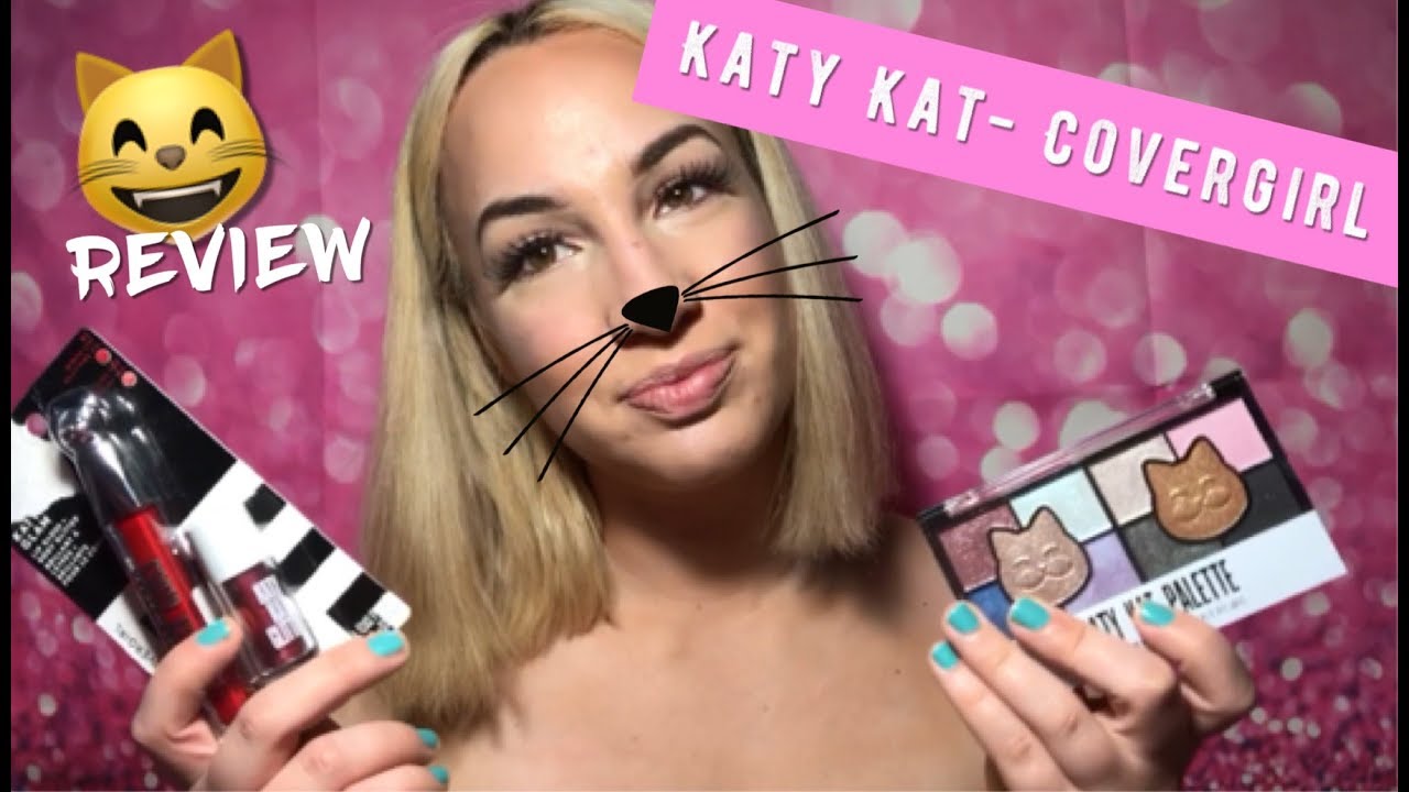 Katy Kat X Covergirl Review- Cool Kat Palette & Glitter Lips| Rishella