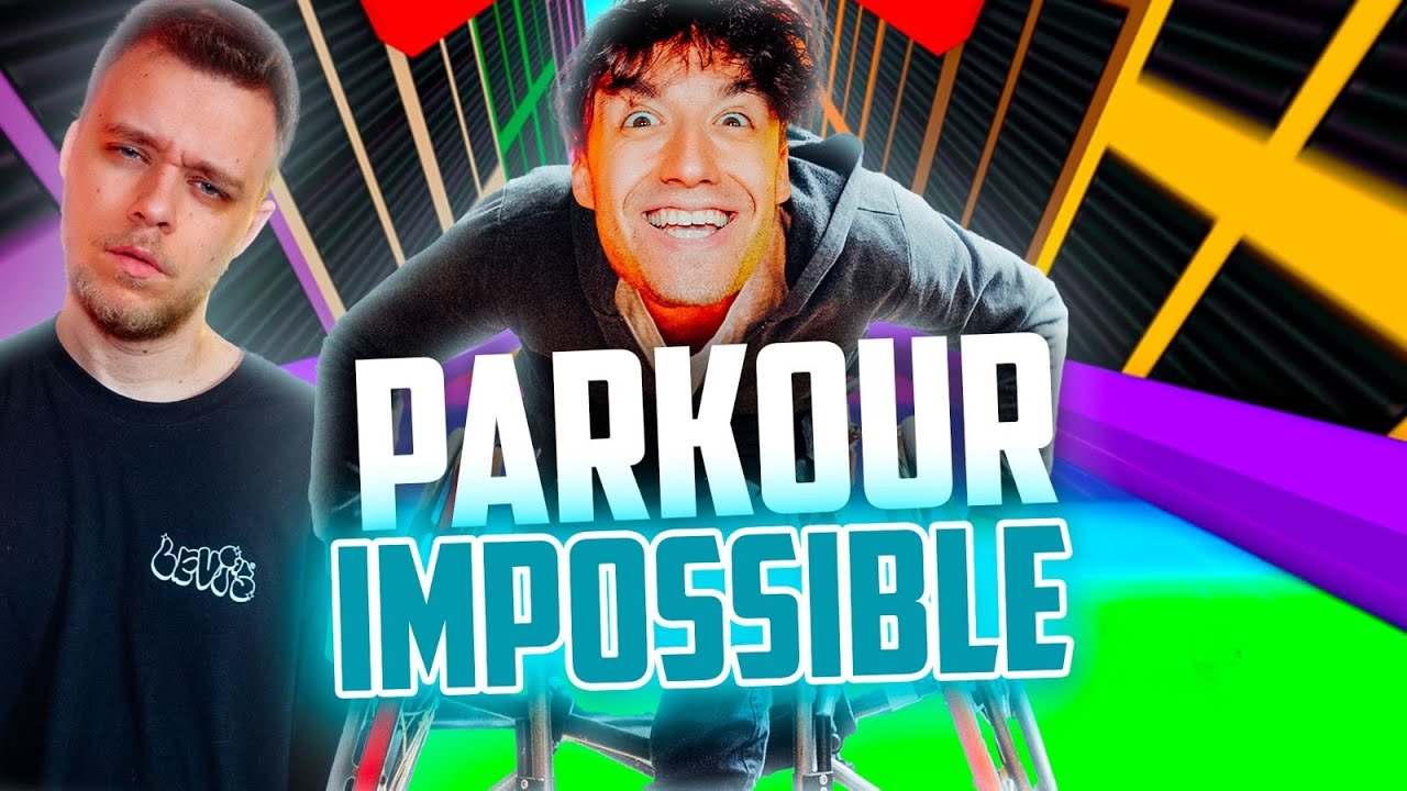NE PAS TOMBER DU FAUTEUIL ROULANT SUR PARKOUR ROBLOX - ESTEBAN GAMING