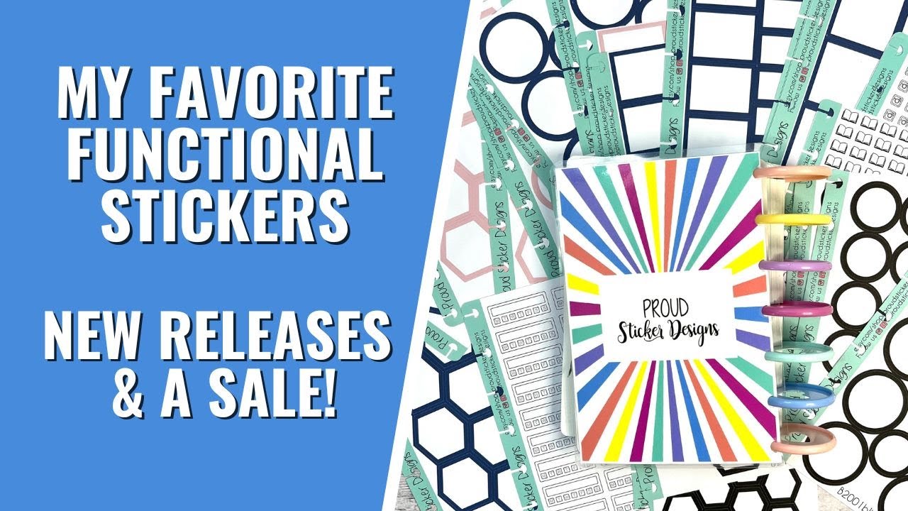 SHARING MY MUST-HAVE FUNCTIONAL STICKERS! *Plus a sale*