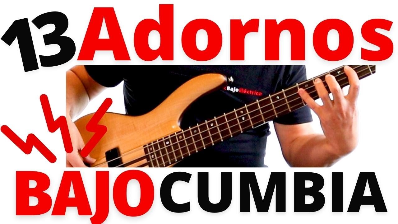 ✅ Adornos para Cumbia en Bajo (12 + 1) ✅ Aprende adornos para tocar cumbia con el bajo 100%