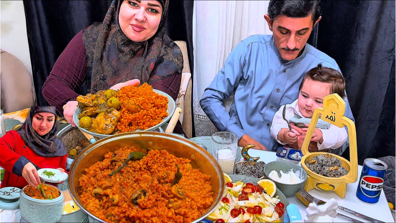 ‏إذا مليتي من اللحم والدجاج استخدمه هاي الوصفة وراح تصير عندكم إدمان رمضان أحلى وياي برغل بالفطر