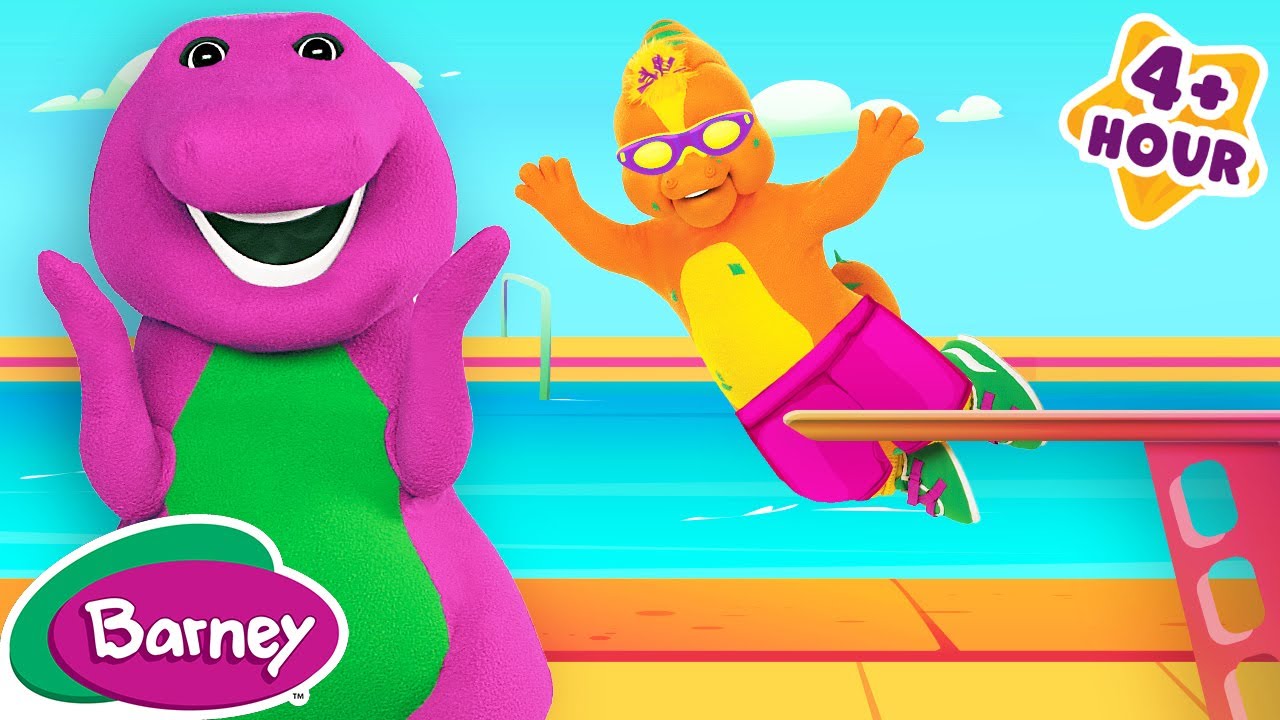 Let's Go Swimming! | Brain Break for Kids | Full Episode | Barney the Dinosaur