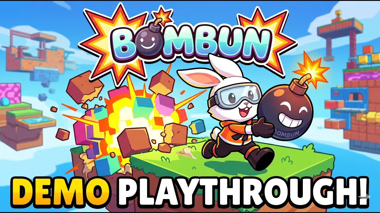 Bombun Demo Playthrough &ndash; Bomb‑Throwing Bunny, Zero Survival Instincts