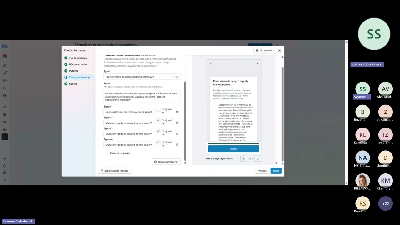 Lead własny DCRM oraz Facebook LeadAd