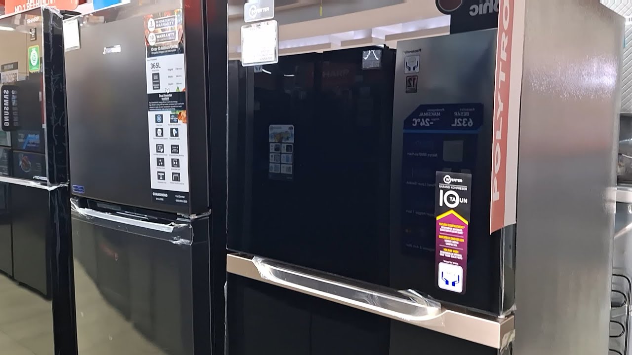KULKAS 2 PINTU POLYTRON PRM 431X, KULKAS SMART INVERTER