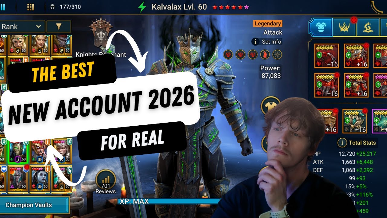 TRUE BEST START TO RAID: SHADOW LEGENDS ACCOUNT in 2026/ META ARENA TEAMS