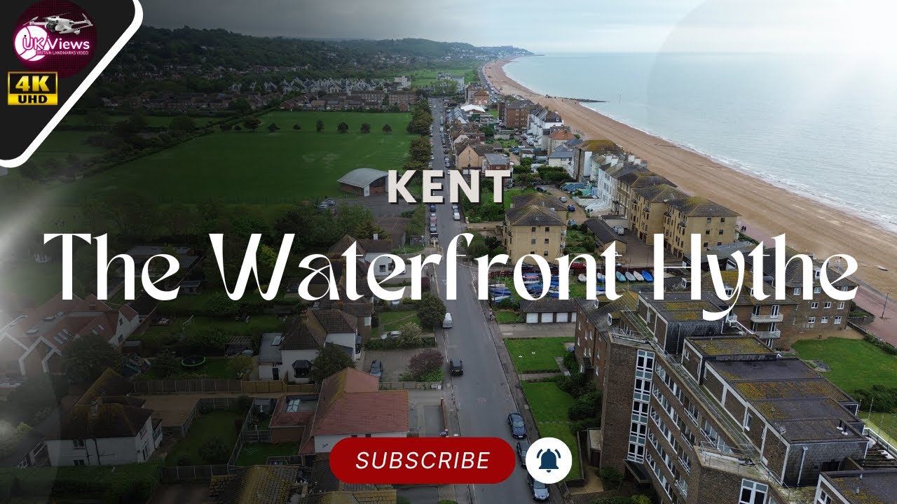 Stunning Drone Tour of The Waterfront Hythe Kent area 4K Aerial Footage | UK 🇬🇧