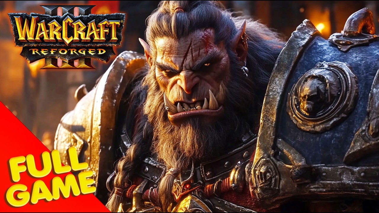 WARCRAFT 3 REFORGED Gameplay Walkthrough FULL GAME (4K Ultra HD) - No Commentary