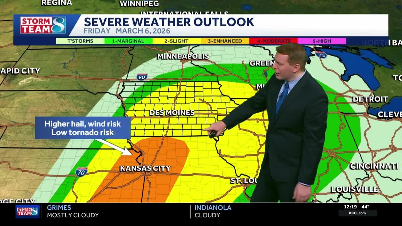 Iowa weather: Severe storm chances return later this week