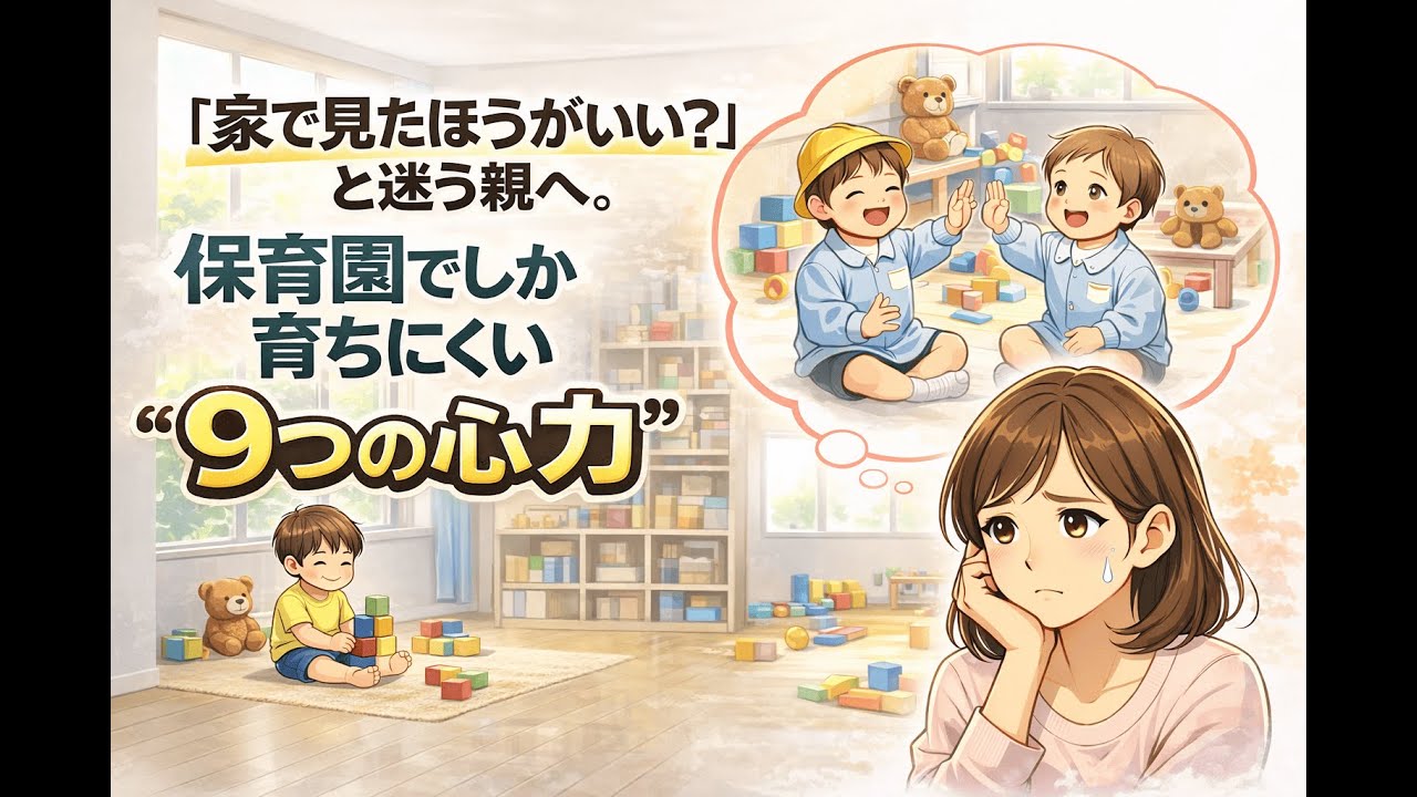「保育園でしか育たない」って本当？親の罪悪感を手放すために知っておくこと