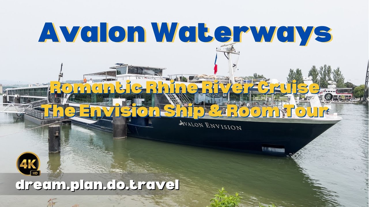 Avalon Waterways Romantic Rhine River Cruise, Envision ship and room tour, 4K