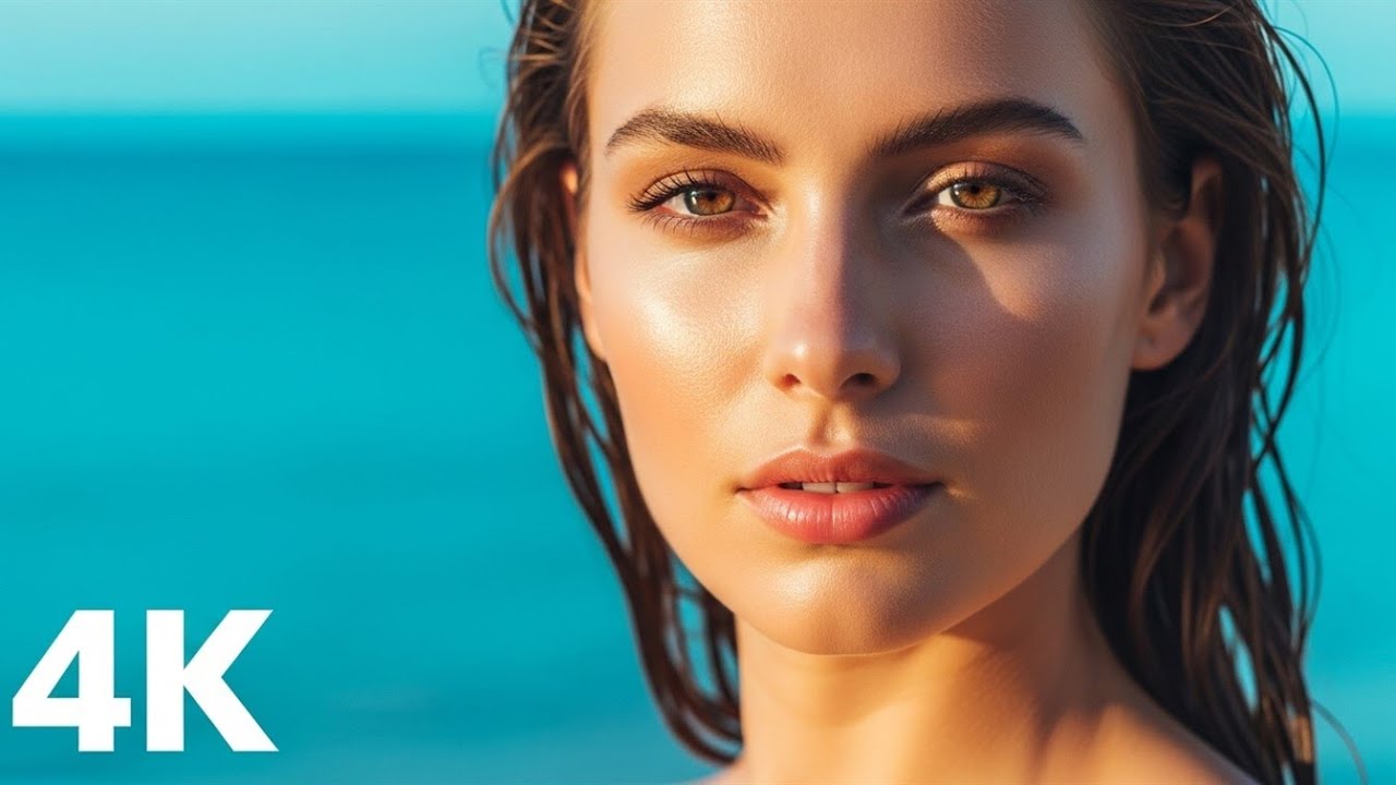 Summer Beach Sunset Deep House Music 2025 🌊 Tropical Chill Lounge Mix 4K