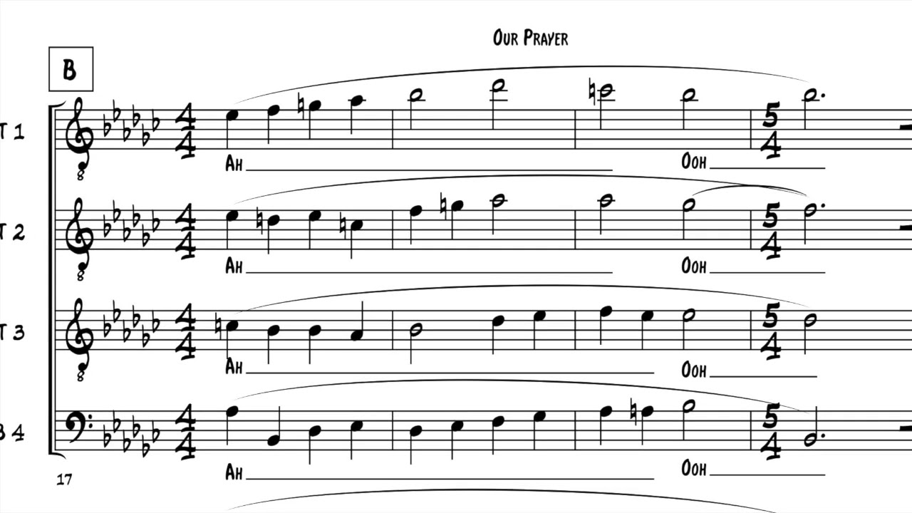 'Our Prayer' by The Beach Boys - Vocal Transcription by Matthew Payne Thompson