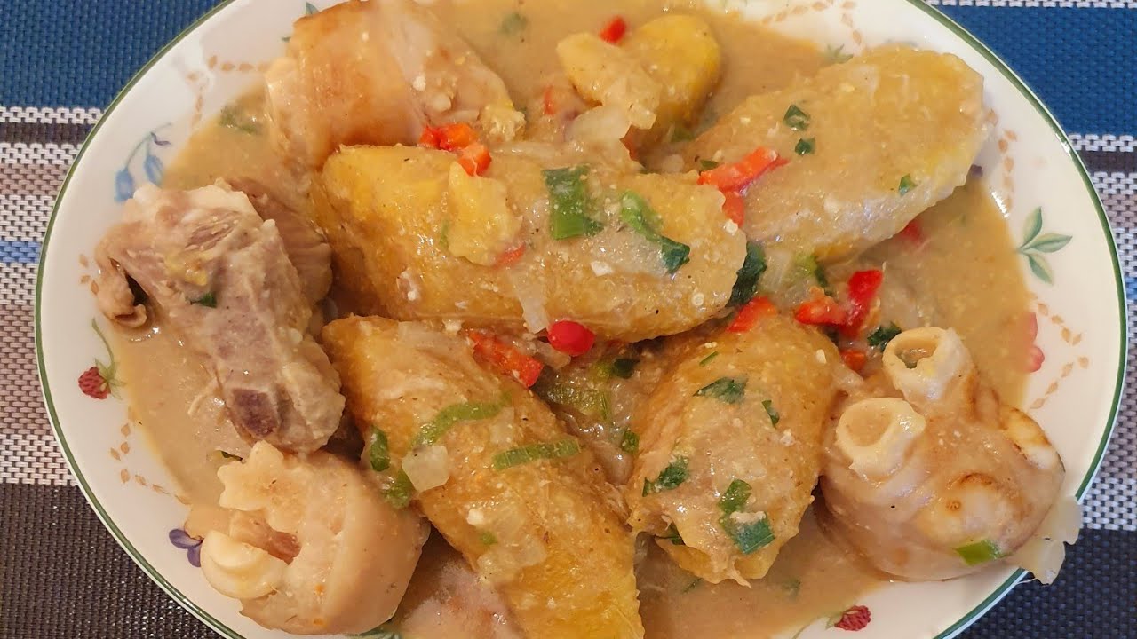 Delicious Cameroon plantain pepper soup recipe/Cameroon pepper soup