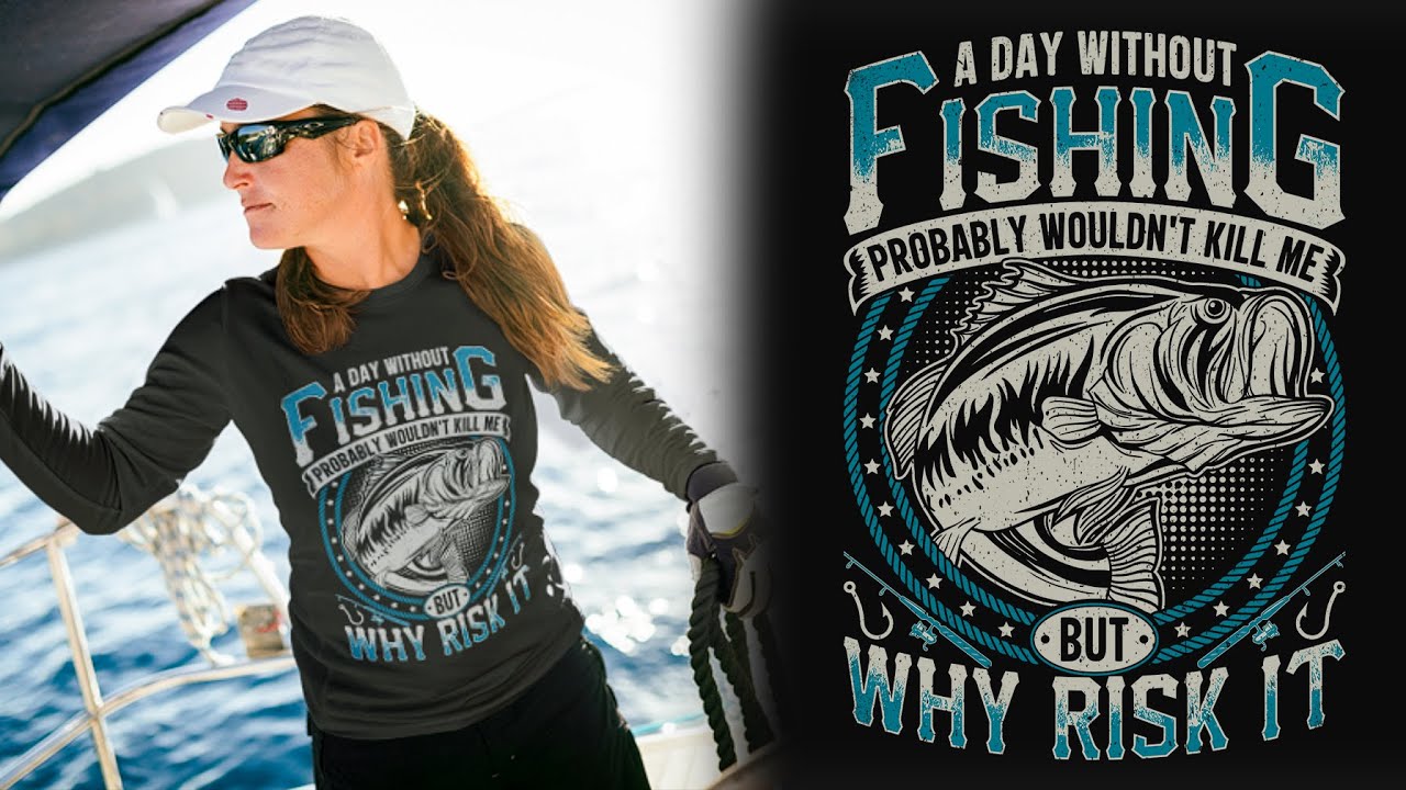 Fishing T-Shirt Design। Custom T-Shirt Design Tutorial । T-Shirt Design Bangla Tutorial । AH T-SHIRT
