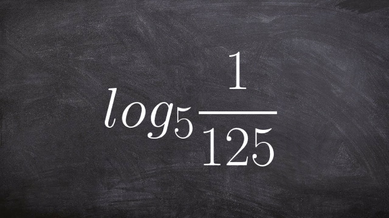 Expanding a Log by Changing a Fraction to a Negative Exponent