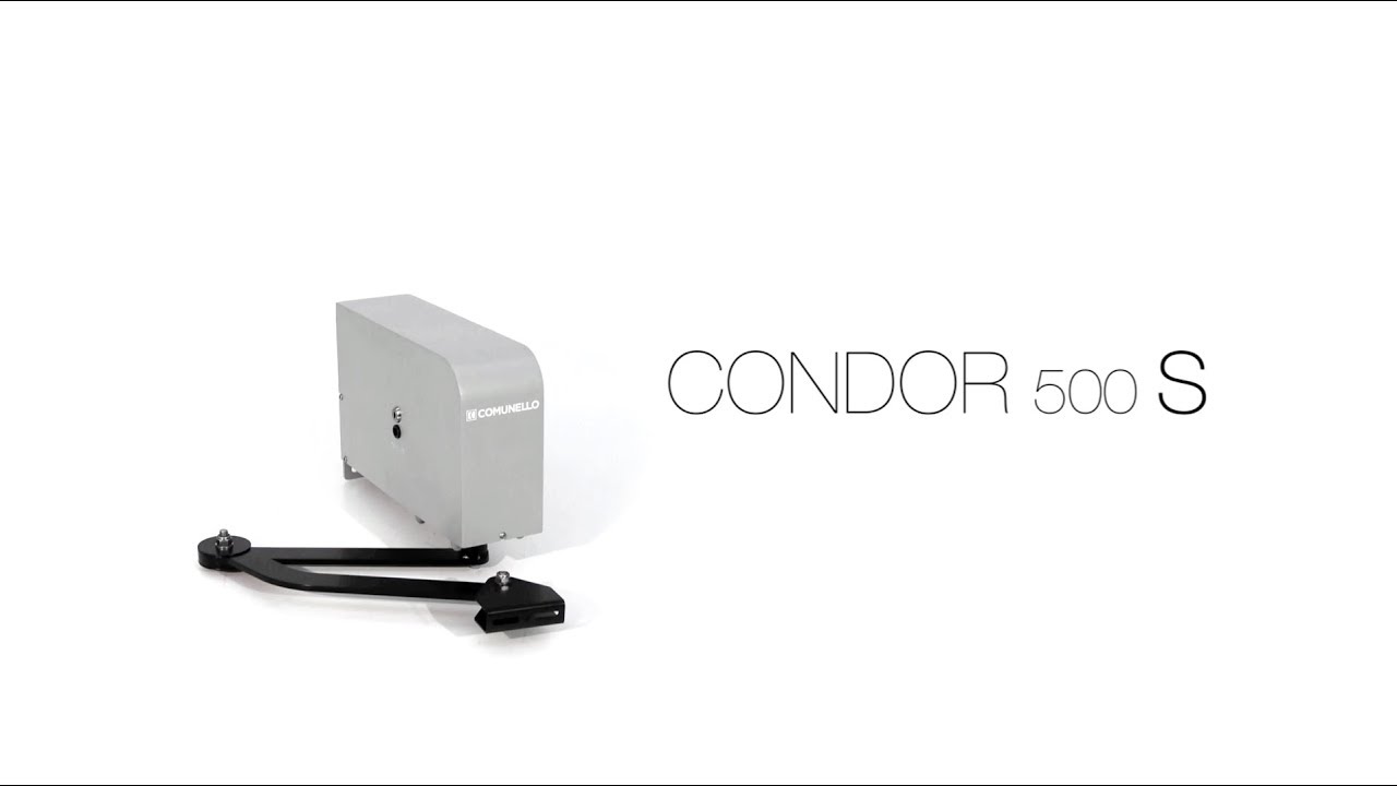 CONDOR 500 S | ACTUADOR DE BRAZO ARTICULADO PARA PUERTAS DE BATIENTE / Gate Automation