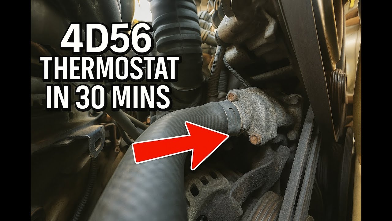 Mitsubishi 4D56 Thermostat Replacement — Fits L200, Pajero, Triton, Delica