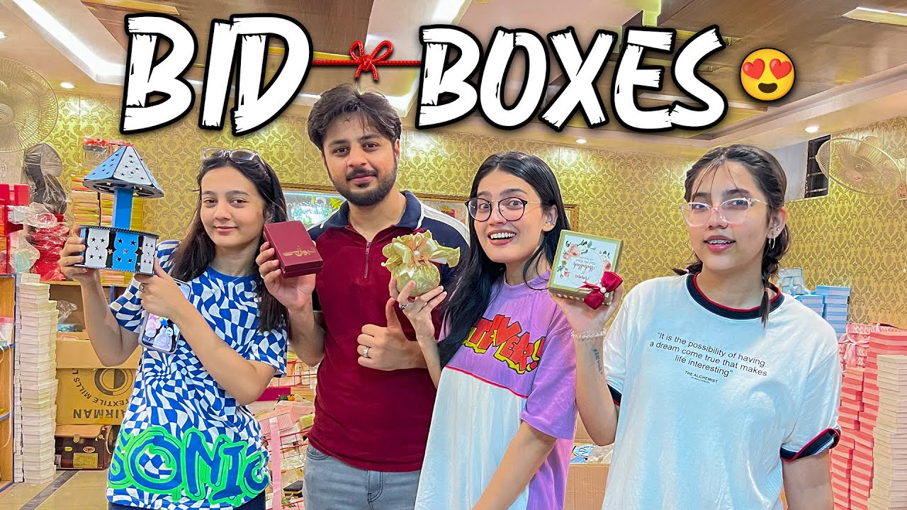 BID BOXES SELECT HOGAYE 🎁 | Areeb Doodh Pilai Kiya Dy Gy 😅 | Skin Care Start Hogae 🥰