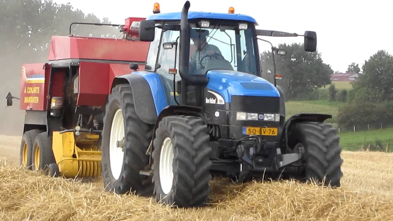 New Holland TM 190 met New Holland BB 950 van Conjarts Margraten
