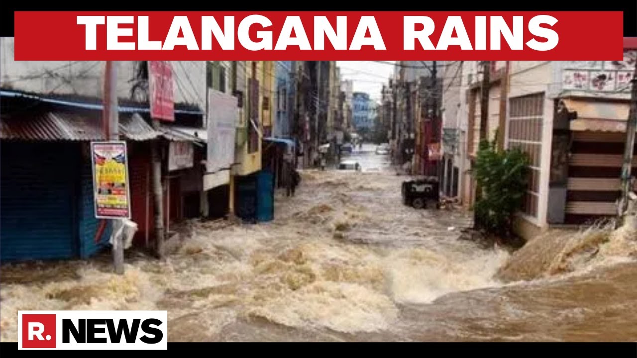 Telangana Floods: Severe Waterlogging Leads To Under-Construction Bridge In Vemulawada Collapsing