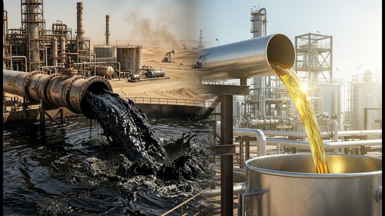 Inside a Modern Oil Refinery | How Crude Oil Becomes Gasoline (Full Process)