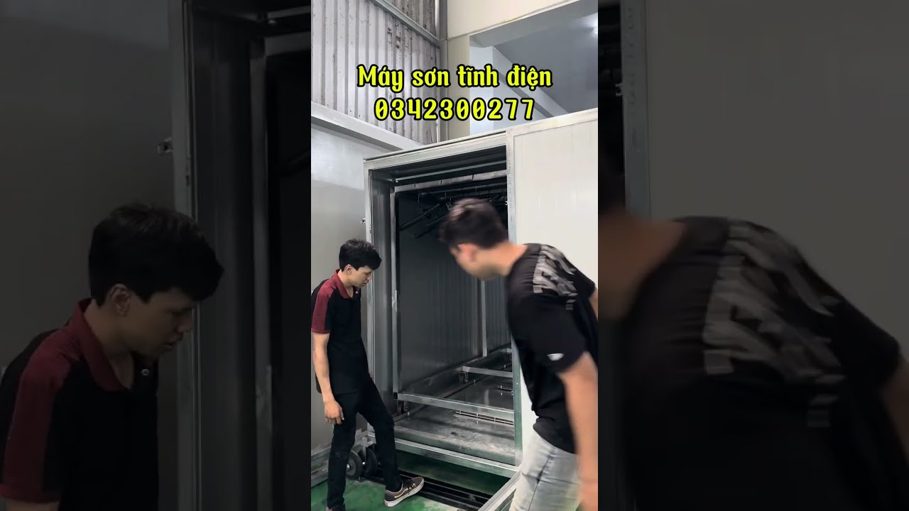 Hoàn tất bàn giao máy sơn tinh điện, lò sấy, buồng hút sơn tĩnh điện