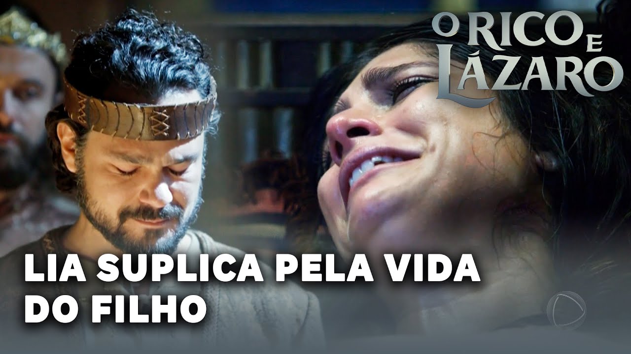 O RICO E LAZARO: Lia sofre no parto e suplica para que não deixem seu bebê morrer