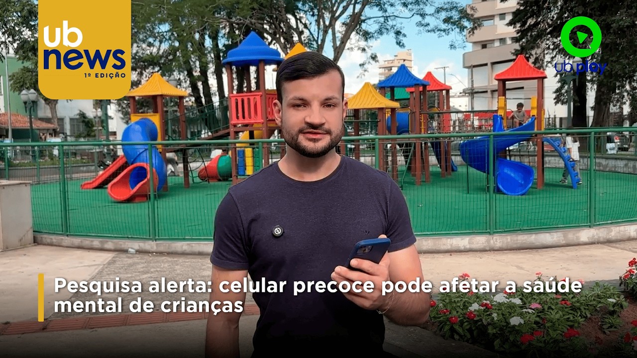 Pesquisa alerta: celular precoce pode afetar a saúde mental de crianças