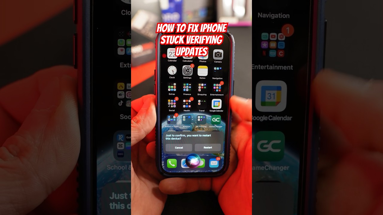 Stuck verifying updates on your iPhone? Here&rsquo;s the fix! #shorts #iphone