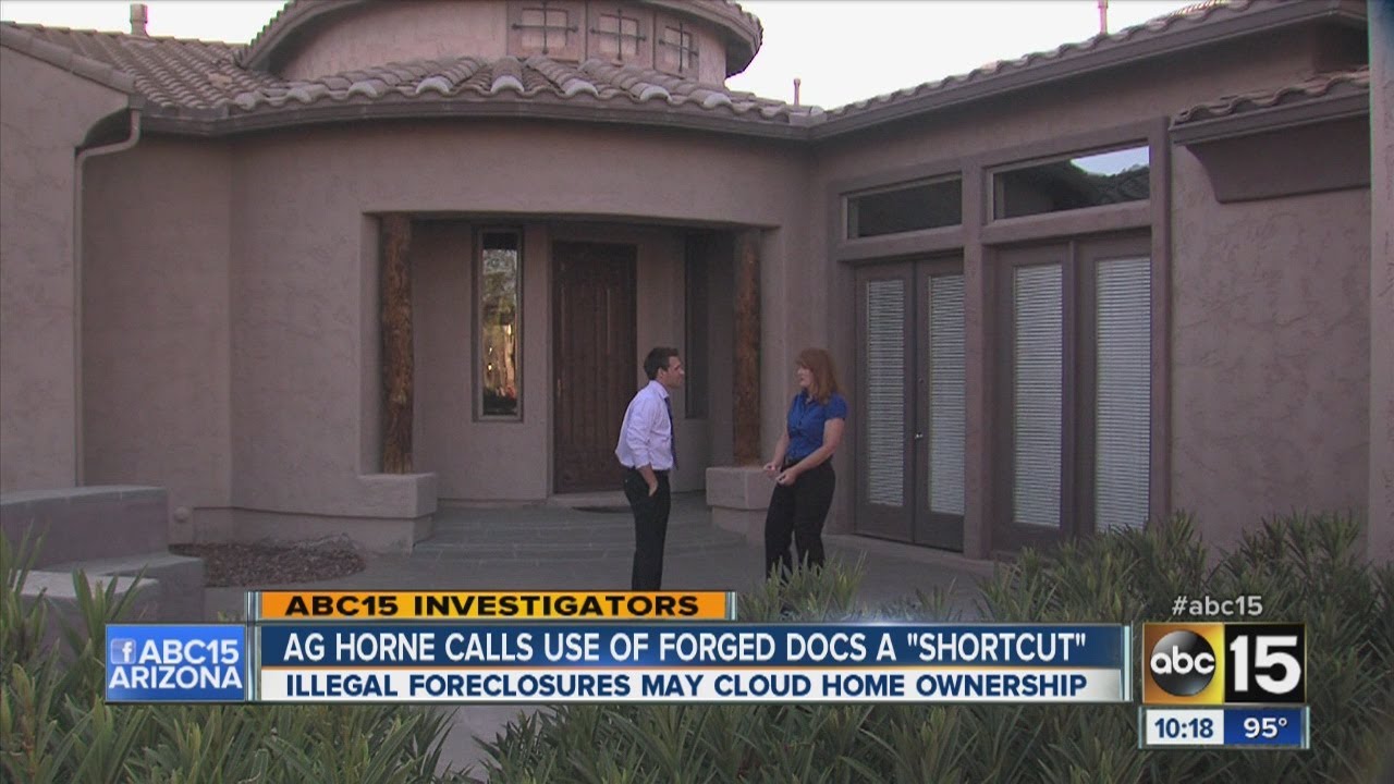 AZ homeowners still losing  homes through illegal foreclosure documents