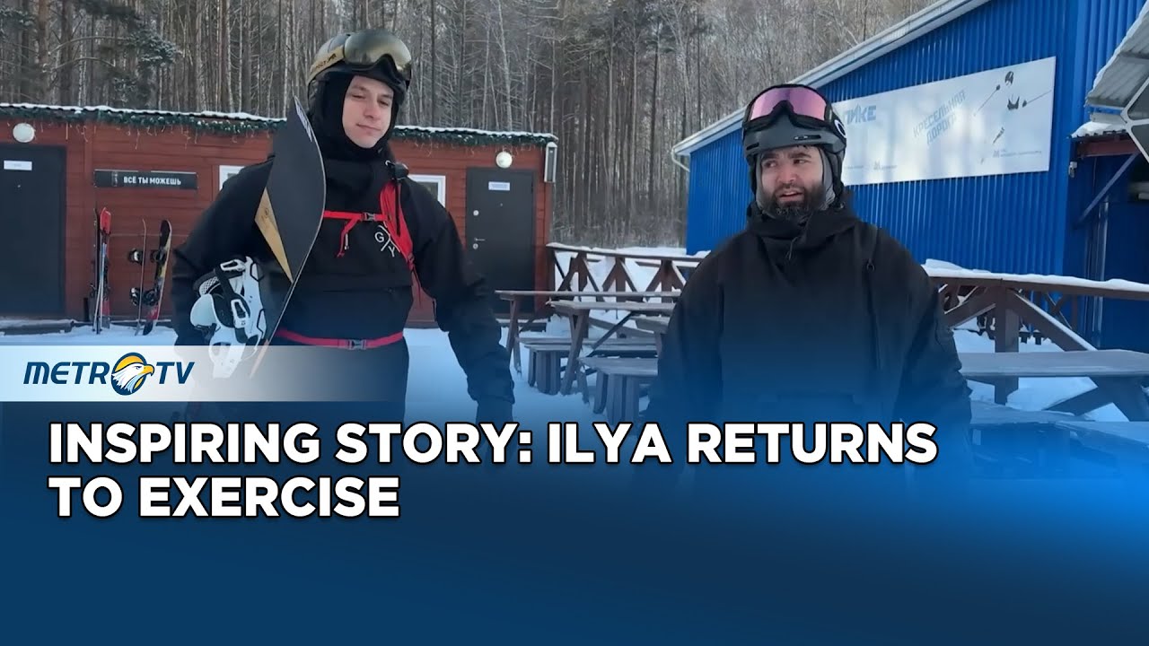 Barefoot War Hero Now Master Snowboarding in Abzakovo