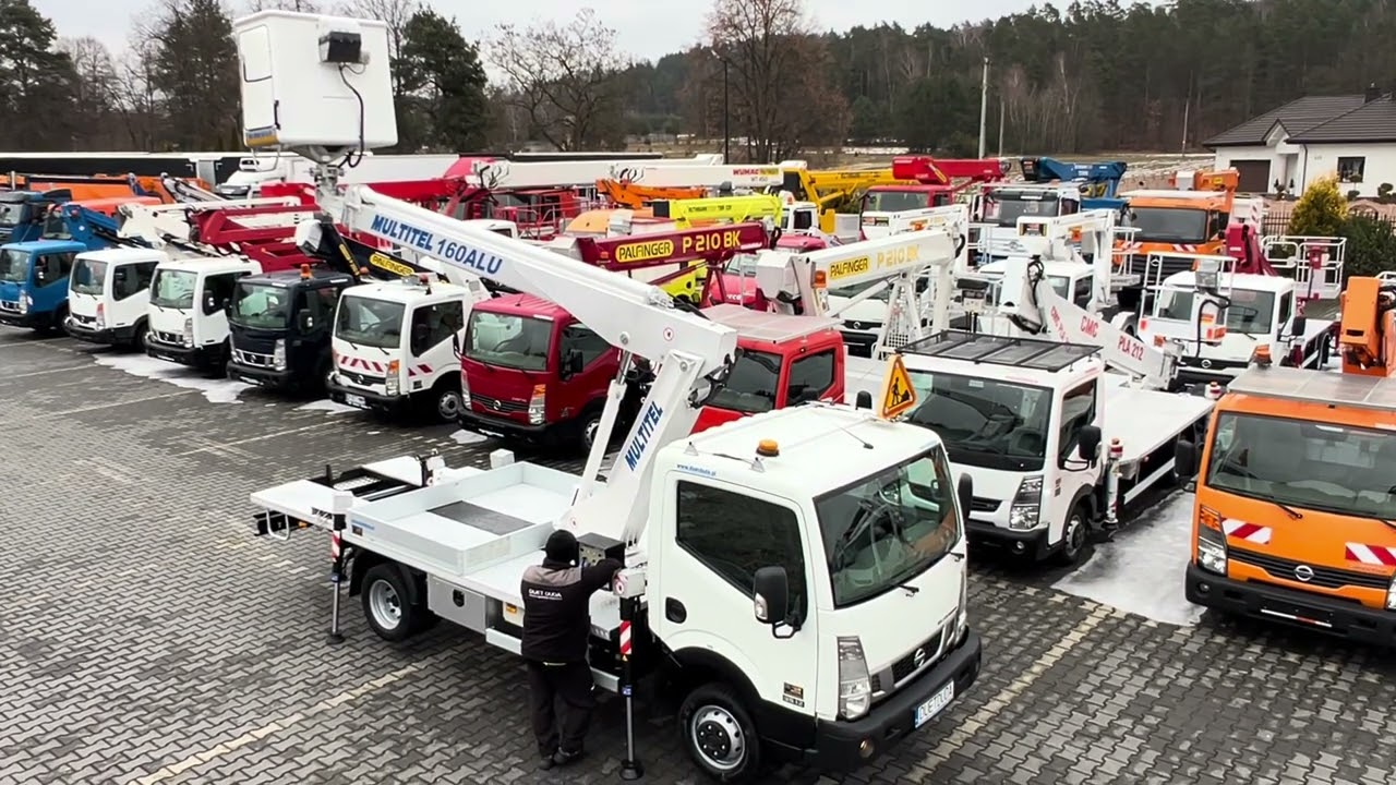 Nissan Cabstar Podnośnik Koszowy 16.5m Multitel 160 ALU Zwyżka duetduda.pl