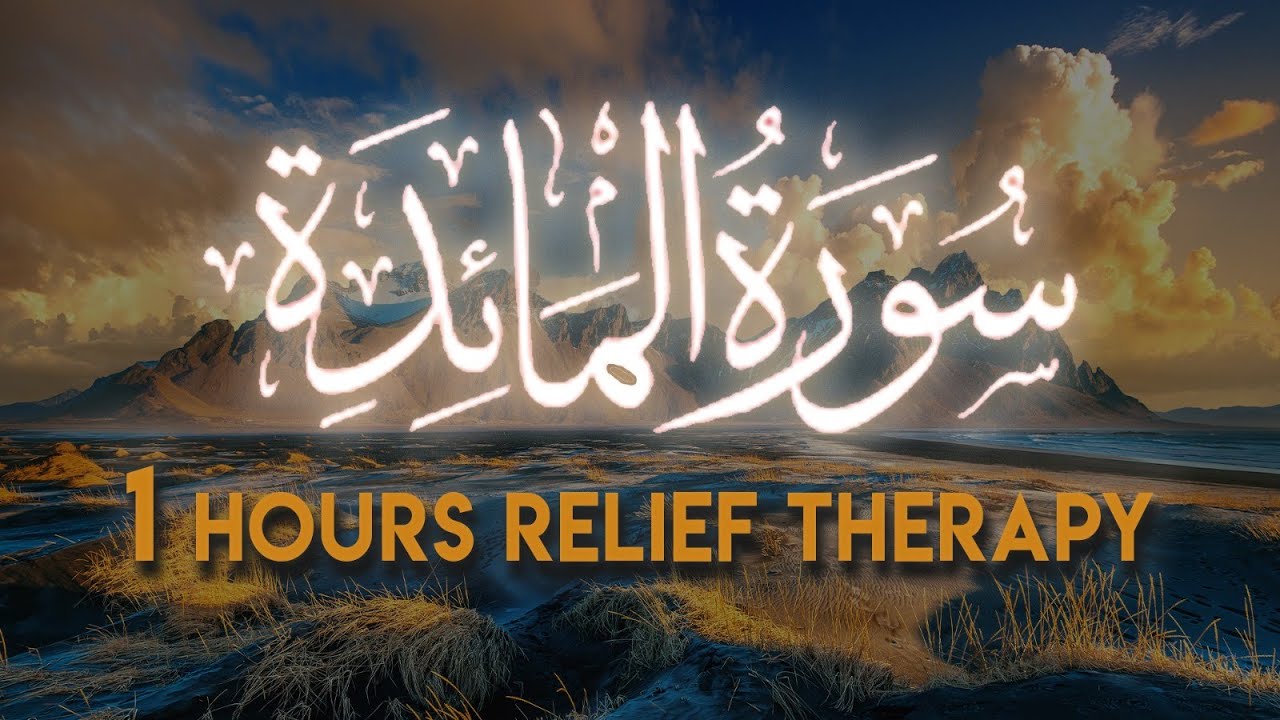 Surah al MAIDA 1 hours Therapy FULL NO ADS  holy Quran, raad al kurdi سورہ المائدہ رعد الکردی