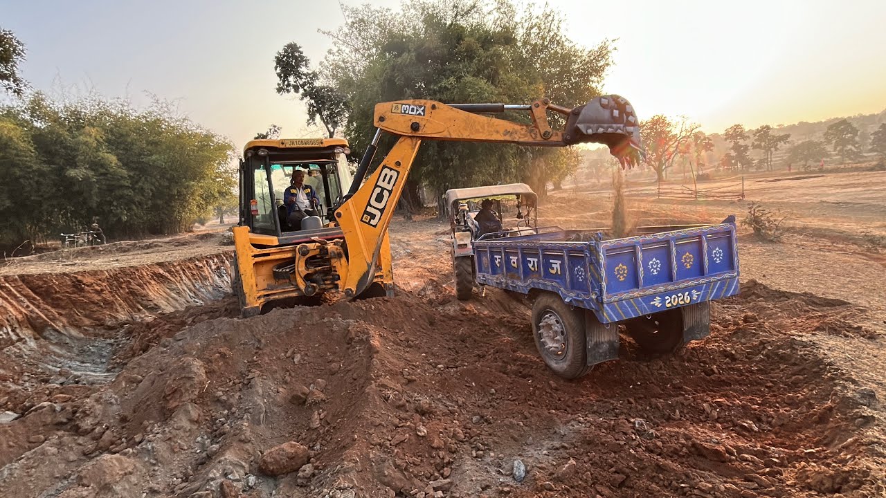 Jcb se aaj Khet bana rahe hai bhai log 🤗😱😲#jcbvlogsvideo #bulldozerofficial #tracter #farming 
