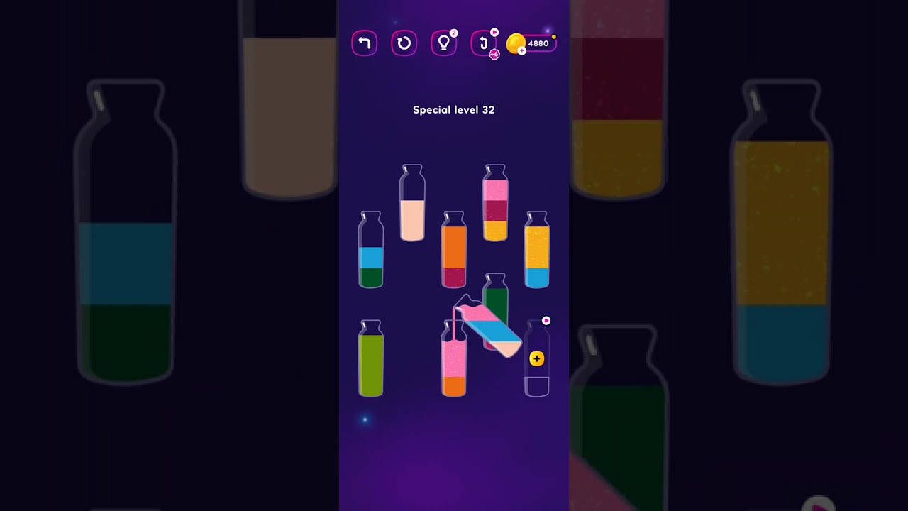 water sort puzzle - Get color special level 32