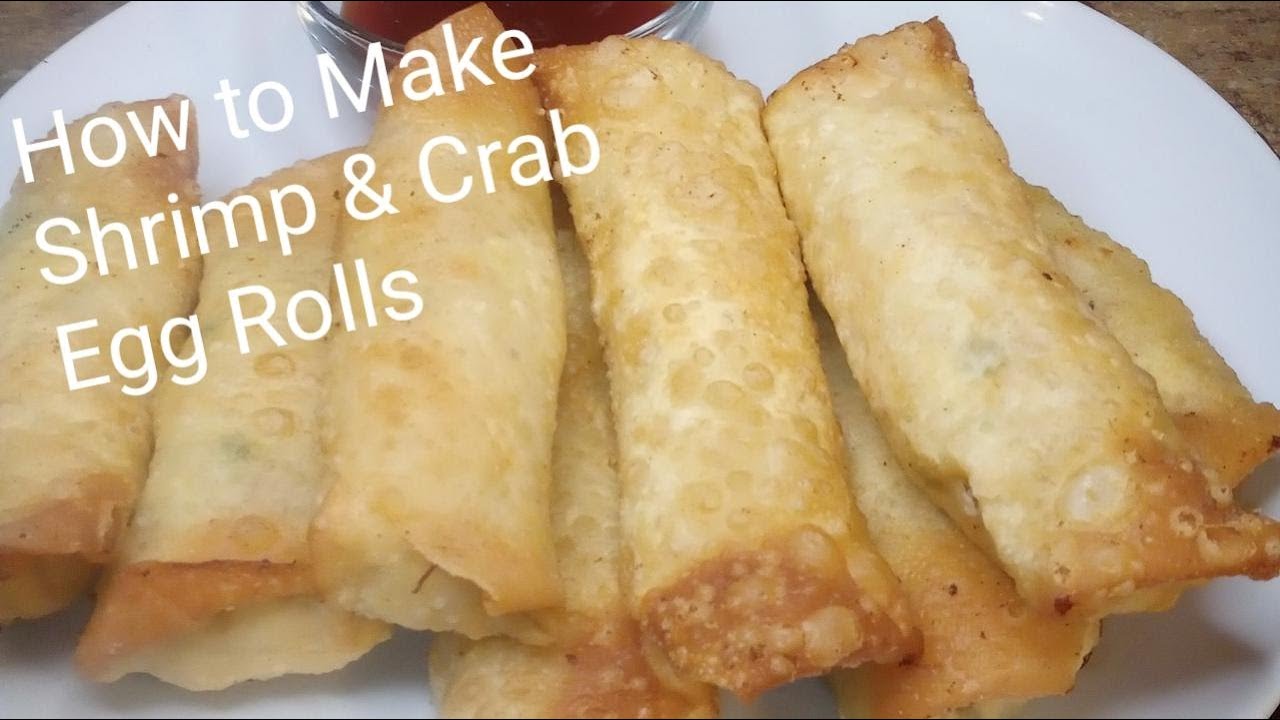 How to Make SHRIMP & CRAB RANGOON EGG ROLLS : Quick & Easy Recipes! OH So Delicious!!