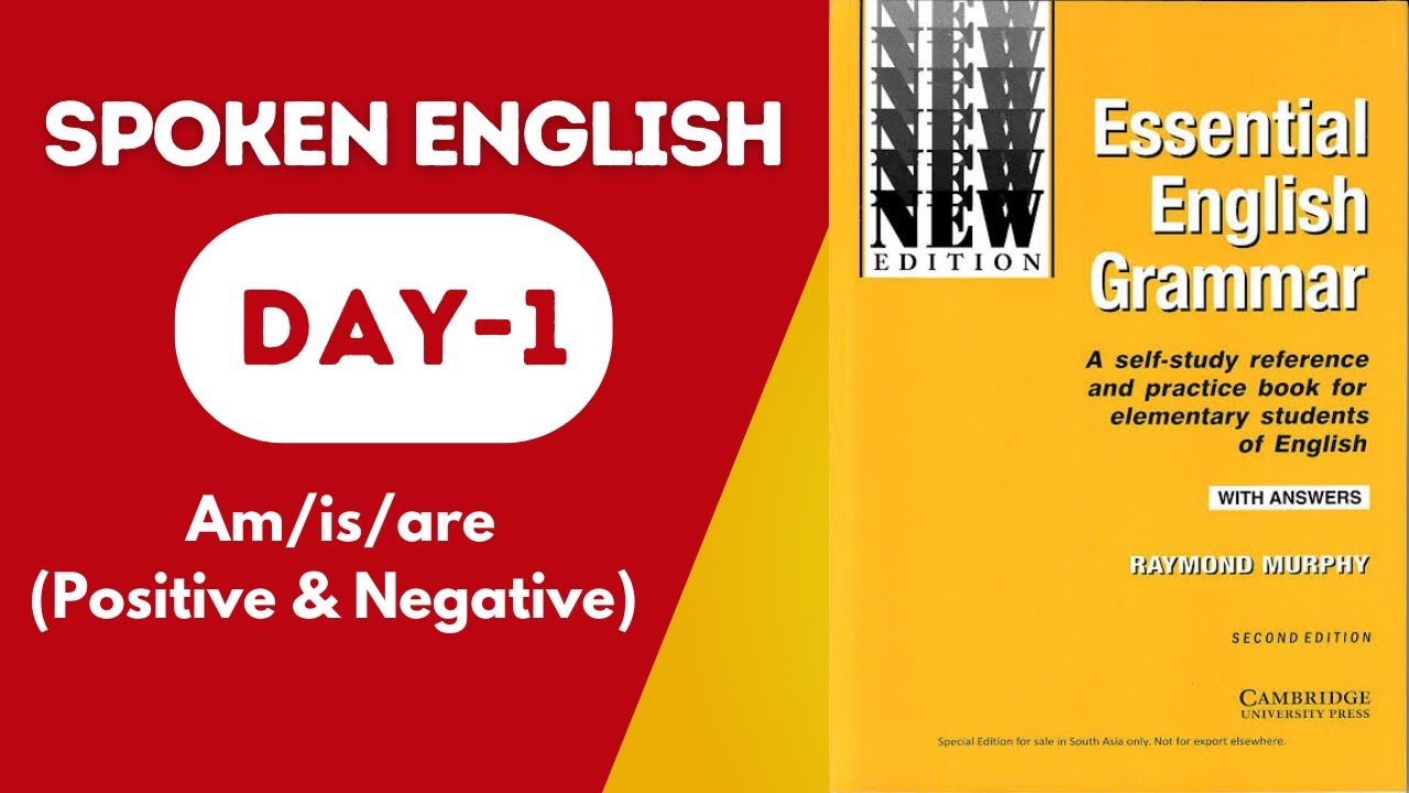 Day-1 | Unit-1 | Am/is/are (Positive &Negative)