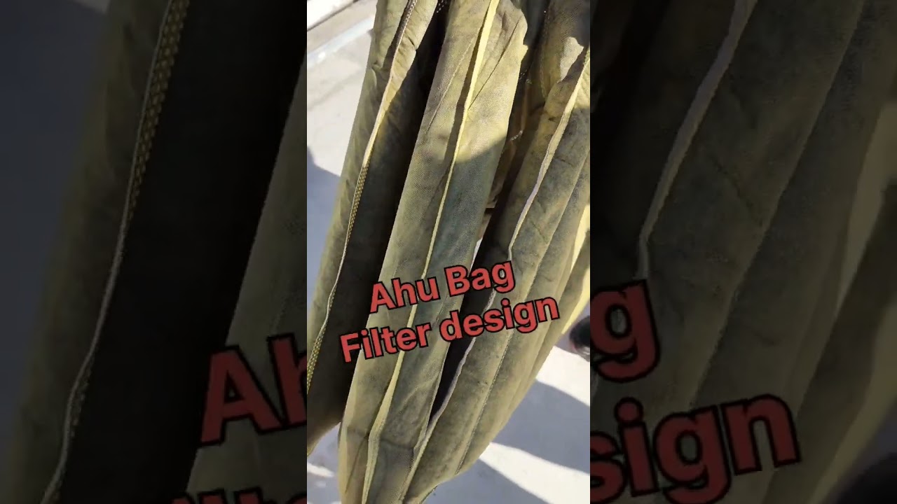 Ahu Bag Filter design| #airconditioner #youtubeshorts #shortsfeed