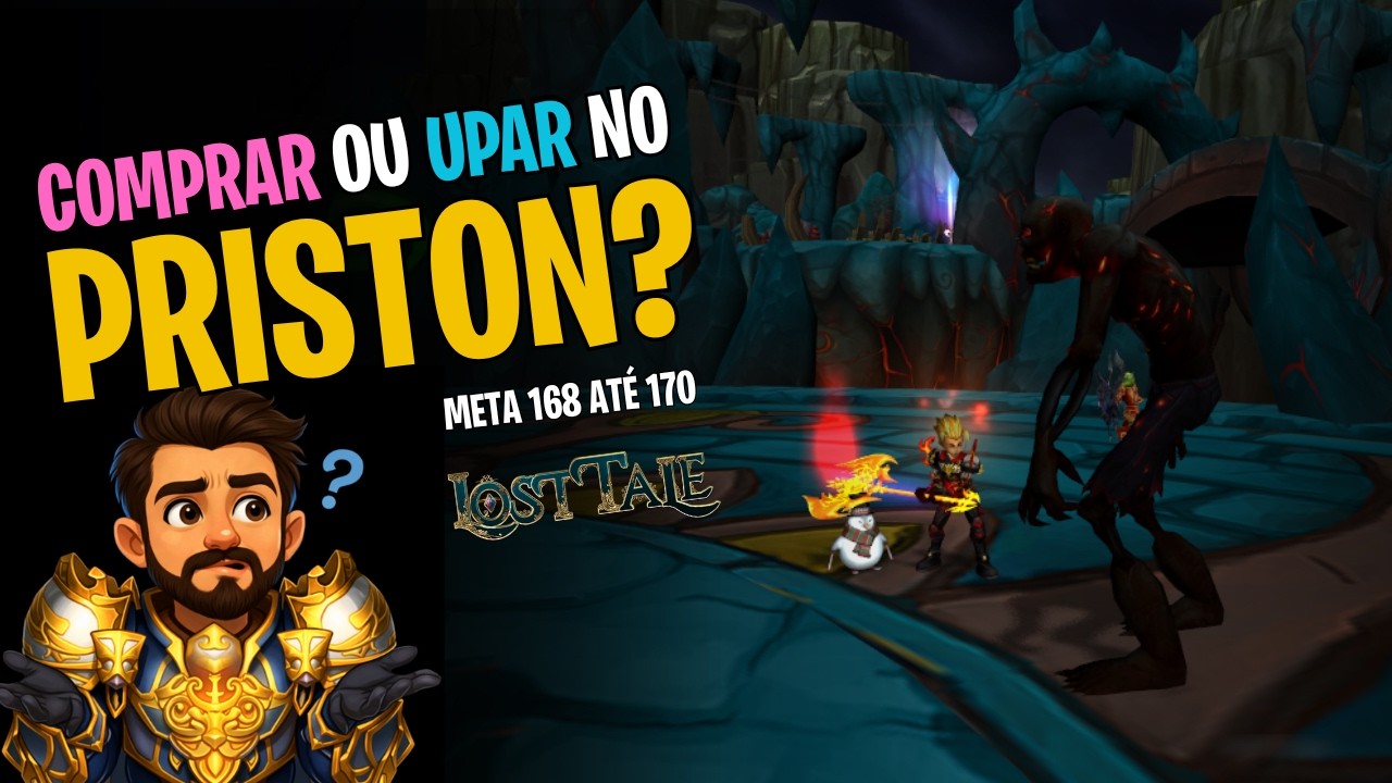 Upar ou Comprar? LIVE 🔴 Nova META do Lost Tale  - Dia 03 #pristontale #priston