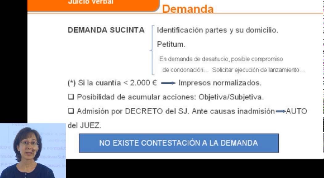 Juicio Verbal y Ordinario Parte II