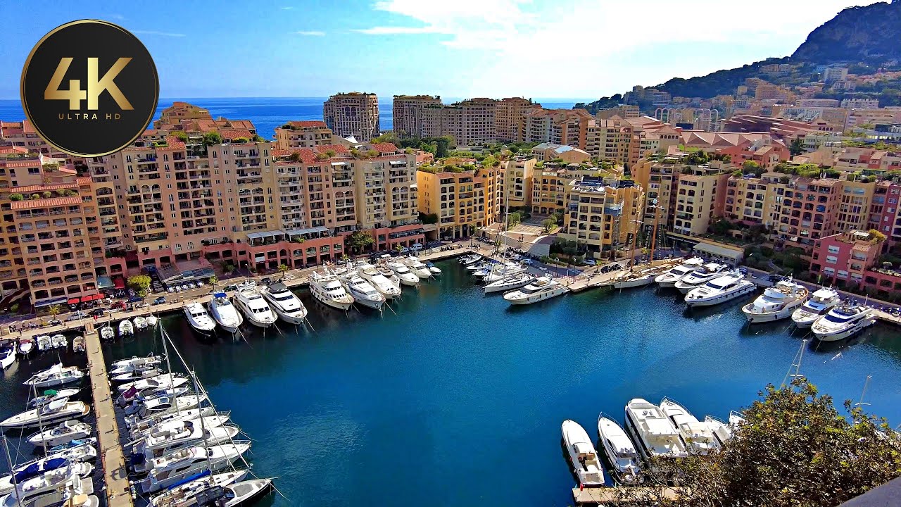 Discover the Old Town Charm Monaco-Ville, Monaco Walking Tour 2023 4K