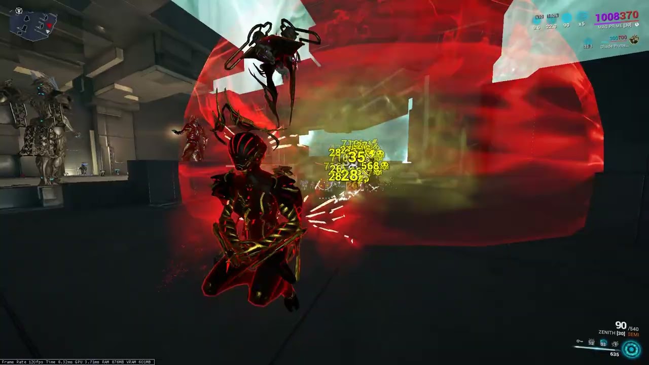 Only God knows about this |Warframe: Mag & Zenith, brain dead build.