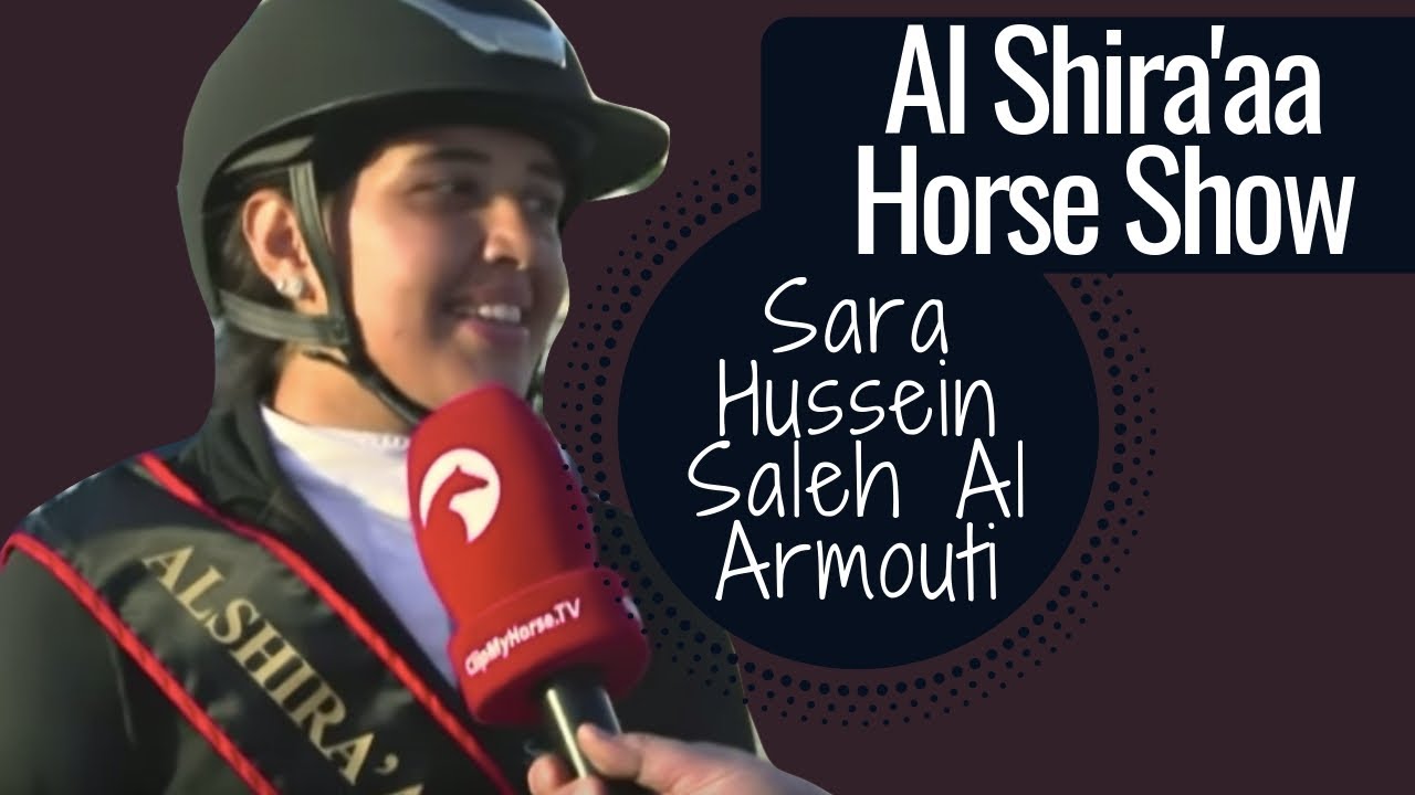Al Shira'aa Horse Show | Sara Hussein Saleh Al Armouti wins Young Riders Classic