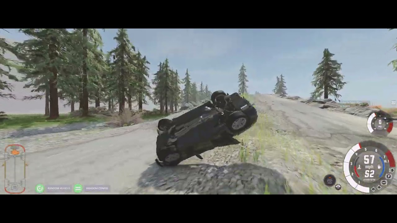 полоса препятствий в {BeamNG DRIVE} часть 16.