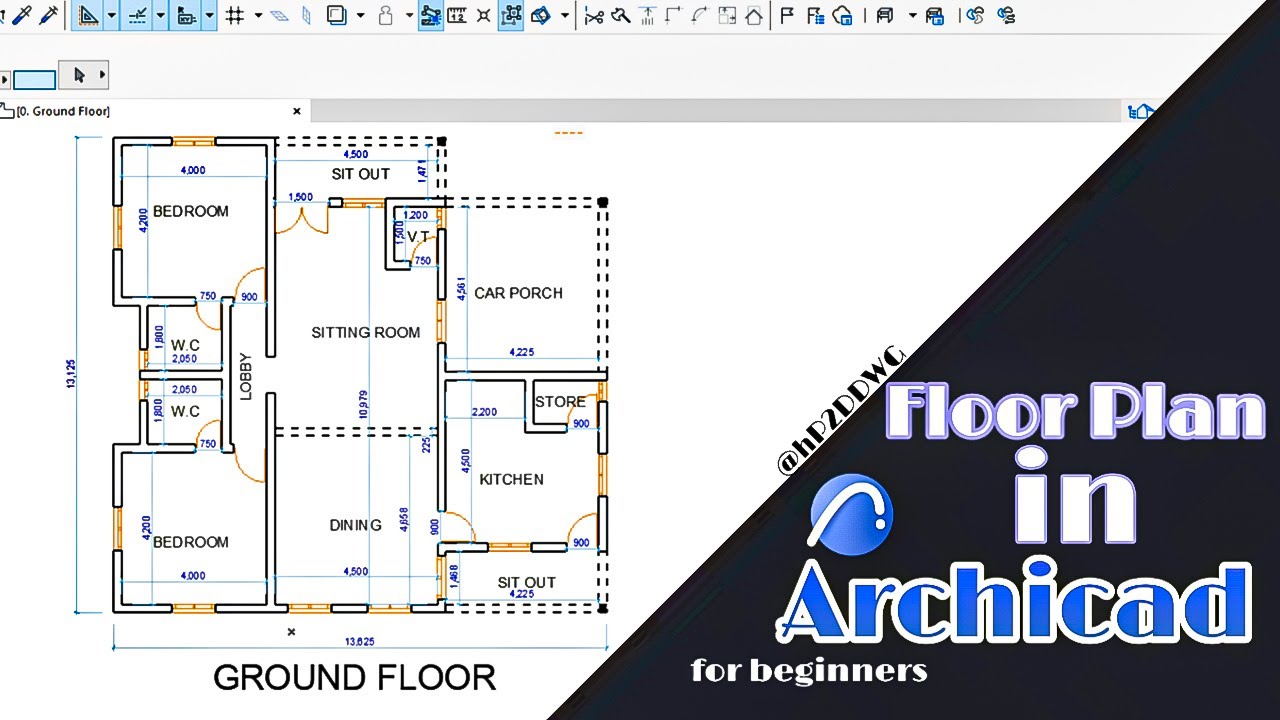 Draw a Floor Plan Easily With Archicad